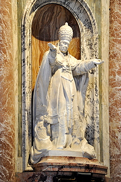 Monument to Pope Pius X, St. Peter's Basilica, Vatican, Rome, Lazio region, Italy, Europe