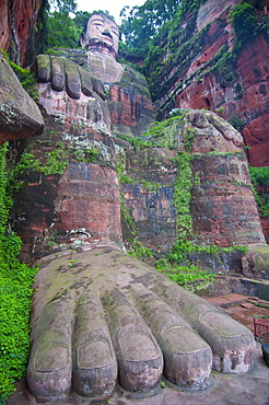 Largest Buddha in the world, Leshan, Sichuan, China, Asia