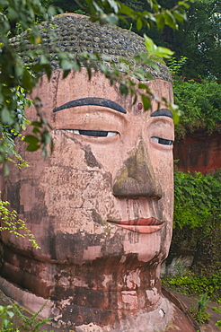 Largest Buddha in the world, Leshan, Sichuan, China, Asia