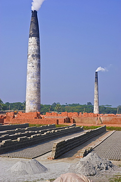 Brickworks, Barisal, Bangladesh, Asia