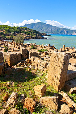 Roman ruins of Tipasa, UNESCO World Heritage Site, Algeria, Africa