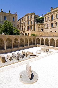 Historic caravansary near the Maiden Tower, Baku, Azerbaijan, Middle East