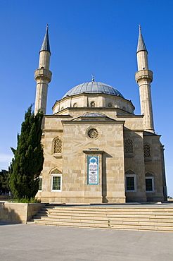 Mosque with minarets, Baku, Azerbaijan, Middle East