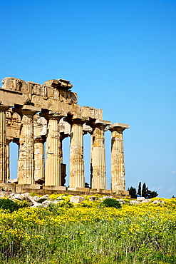 Temple E, Selinunte, Sicily, Italy, Europe