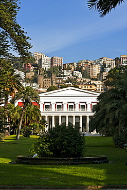 Villa Pignatelli, neoclassical, and the Museo Principe Diego Aragona Pignatelli Cortes, Naples, Campania, Italy, Europe