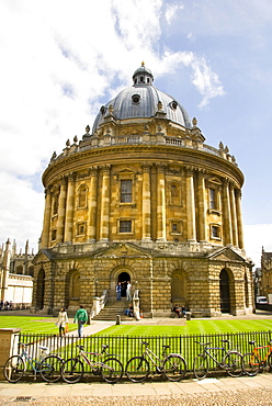 Bodleian Library, Bodley's Library, Radcliffe Camera, Main Library, Radcliffe Square, Oxford, Oxfordshire, England, United Kingdom, Europe