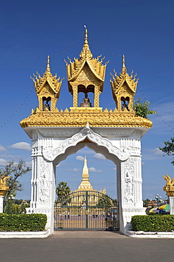 Pha That Luang, Pha Tat Luang, Vientiane, Laos, Southeast Asia