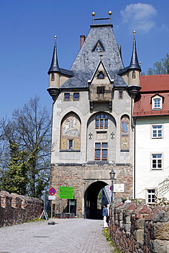 Torhaus gate building on Burgberg hill, Meissen, Saxony, Germany, Europe