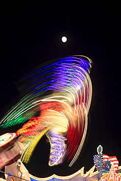 Carnival ride at the Oktoberfest, Munich Beer Festival, Munich, Bavaria, Germany, Europe