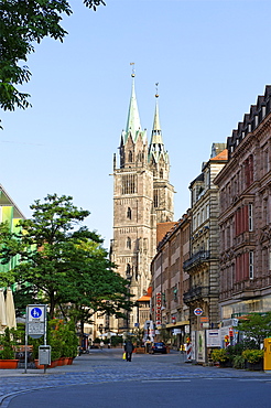 Lorenzkirche church of St. Lorenz, Nuremberg, Middle Franconia, Bavaria, Germany, Europe