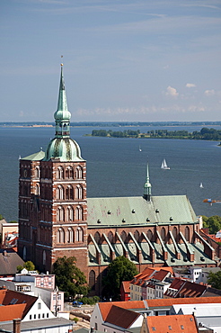 Nikolaikirche church, Unesco World Heritage Site, Stralsund, Mecklenburg-Western Pomerania, Germany, Europe