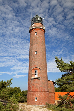 Lighthouse at Darss, Nationalpark Vorpommersche Boddenlandschaft national park, Fischland-Darss-Zingst peninsula, Mecklenburg-Western Pomerania, Germany, Europe