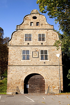 Gatehouse, Romberg Park, Dortmund, Ruhr area, North Rhine-Westphalia, Germany, Europe