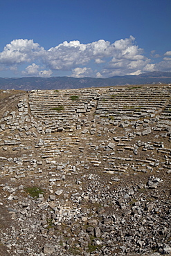 West Theatre, Museum and archaeological site Laodicea, Denizli, Lycia, Turkey, Asia