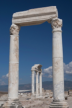 Archaeological excavation site, museum, Laodicea, Denizli, Lycia, Turkey, Asia