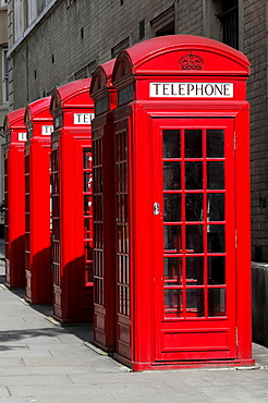 Telephones, payphones, near Covent Garden, London, England, United Kingdom, Europe