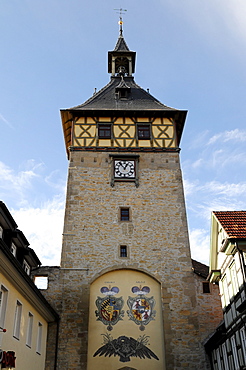 Upper Gate Tower, Marbach am Neckar, Baden-Wuerttemberg, Germany