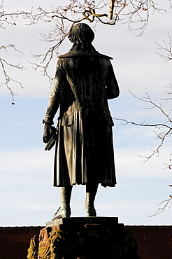 Schiller monument at the Schiller Museum in Marbach am Neckar, Baden-Wuerttemberg, Germany, Europe