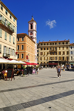 Place du Palais, Nice, Nizza, Cote d'Azur, Alpes Maritimes, Provence, France, Europe