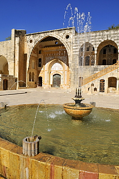 Patio of Beit ed-Dine, Beiteddine Palace of Emir Bashir, Chouf, Lebanon, Middle East, West Asia