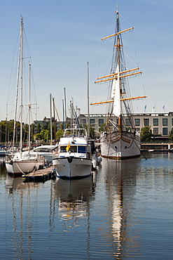 Ostend marina, Belgium, Europa