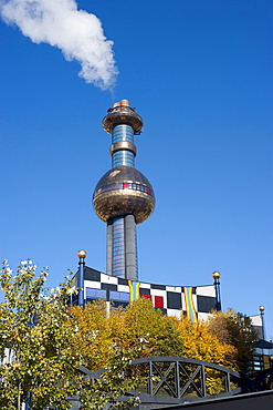 District Heating Plant Spittelau, Friedensreich Hundertwasser, Vienna, Austria, Europe, PublicGround