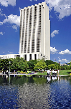 Administration Building, office building, Temple of The Church of Jesus Christ of Latter-day Saints, Mormon Church, Temple Square, Salt Lake City, Utah, Southwest, USA, North America