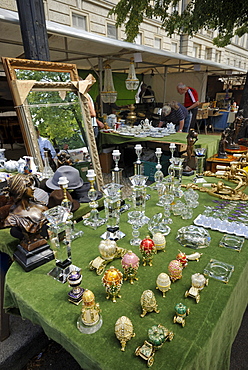 Flea market, Strasse des 17. Juni, 17th June Street, Berlin's most famous and most traditional flea market, Charlottenburg, Berlin, Germany, Europe