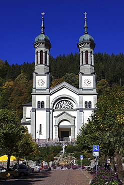 Parish church of St. Johannes in Todtnau in the Black Forest, Baden-Wuerttemberg, Germany, Europe