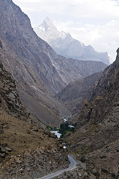 Bare mountain landscape, Iskanderkul, Fan mountains, Tajikistan, Central Asia