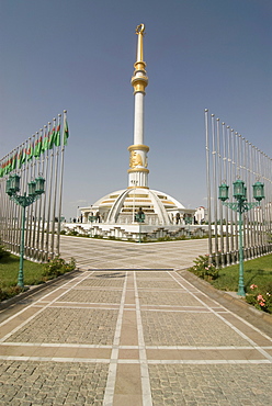 Monument to the Independence of Turkmenistan, Ashgabat, Turkmenistan, Central Asia