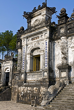 Tomb of Khai Dinh, Hue, Vietnam, Asia