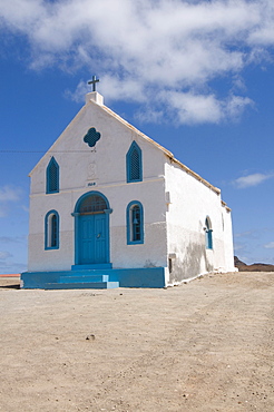 Church on the beach, Sal, Pedro Da Sal, Cabo Verde, Cape Verde, Africa