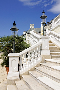 Stairway at the Fontana sports and golf club, Austria, Europe