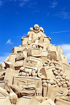 Sand sculpture at the Sand Sculpture Festival, Berlin, Germany, Europe