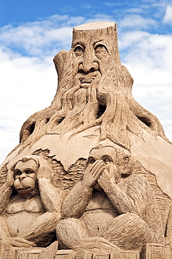 Sand sculpture at the Sand Sculpture Festival, Berlin, Germany, Europe