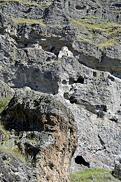 Church, Monastery of the Caves, Vanis Kvabebi, Mtkvari River Valley, Georgia, Western Asia