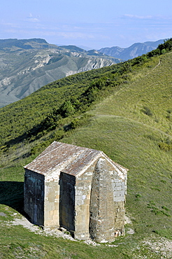 Basilica from the 4th Century in Tochti, place of the proclamation of Christianity as state religion of Georgia in 337 AD, Kvemo Kartli region, Georgia, Western Asia