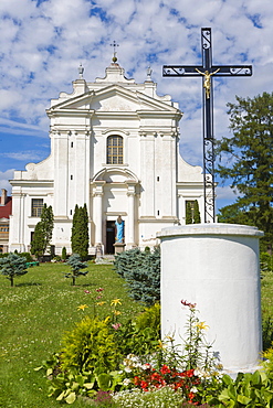 Kraslavas Sveta Ludviga Romas katolu baznica, Kraslava St Ludvig Roman Catholic Church, Baznicas iela, Baznica Street, Kraslava, Latgale, Latvia, Northern Europe