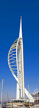 The Spinnaker Tower at The Waterfront of Gunwharf Quays, Portsmouth, Hampshire, England, United Kingdom, Europe