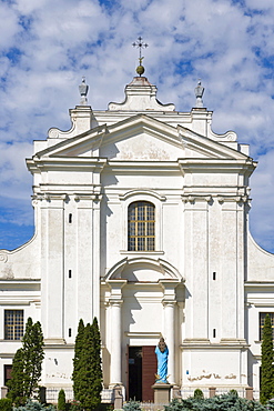 Kraslavas Sveta Ludviga Romas katolu baznica, Kraslava St Ludvig Roman Catholic Church, Baznicas iela Street, Kraslava, Latgale, Latvia, Northern Europe