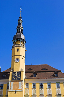 Town Hall, Rathaus, Radnica, Hauptmarkt, Main Market, Bautzen, Budysin, Budysyn, Budziszyn, Dresden region, Eastern Saxony, Upper Lusatia, Germany, Europe