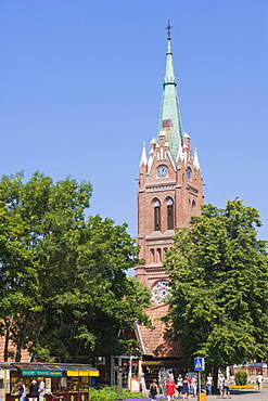 Palangos Svc. Mergeles Marijos Emimo i dangu baznycia, Church of Assumption of the Blessed Virgin Mary, Vytauto gatve, Palanga, Lithuania, Northern Europe