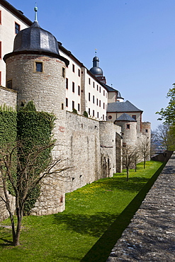 Fortress Marienberg, Wuerzburg, Franconia, Bavaria, Germany, Europe