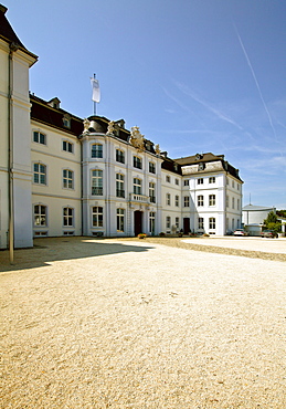 Schloss Engers, office of the state music foundation Villa Musica, Engers district, Neuwied, Rhineland-Palatinate, Germany, Europe