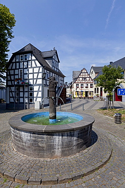 Marketplace of Neuwied, Rhineland-Palatinate, Germany, Europe