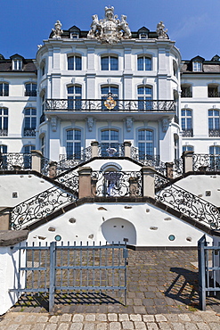 Schloss Engers, office of the state music foundation Villa Musica, Engers district, Neuwied, Rhineland-Palatinate, Germany, Europe