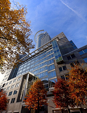 Westendstrasse 1 or Westendtower, Westend Tower, headquarters of the DZ Bank, Frankfurt, Hesse Germany, Europe