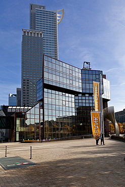 Westendstrasse 1 or Westendtower, Westend Tower, headquarters of the DZ Bank, Frankfurt, Hesse Germany, Europe
