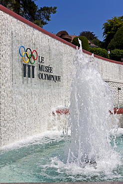 The Olympic Museum, opened in 1993 on the initiative of Juan Antonio Samaranch, Lausanne, Canton of Vaud, Lake Geneva, Switzerland, Europe